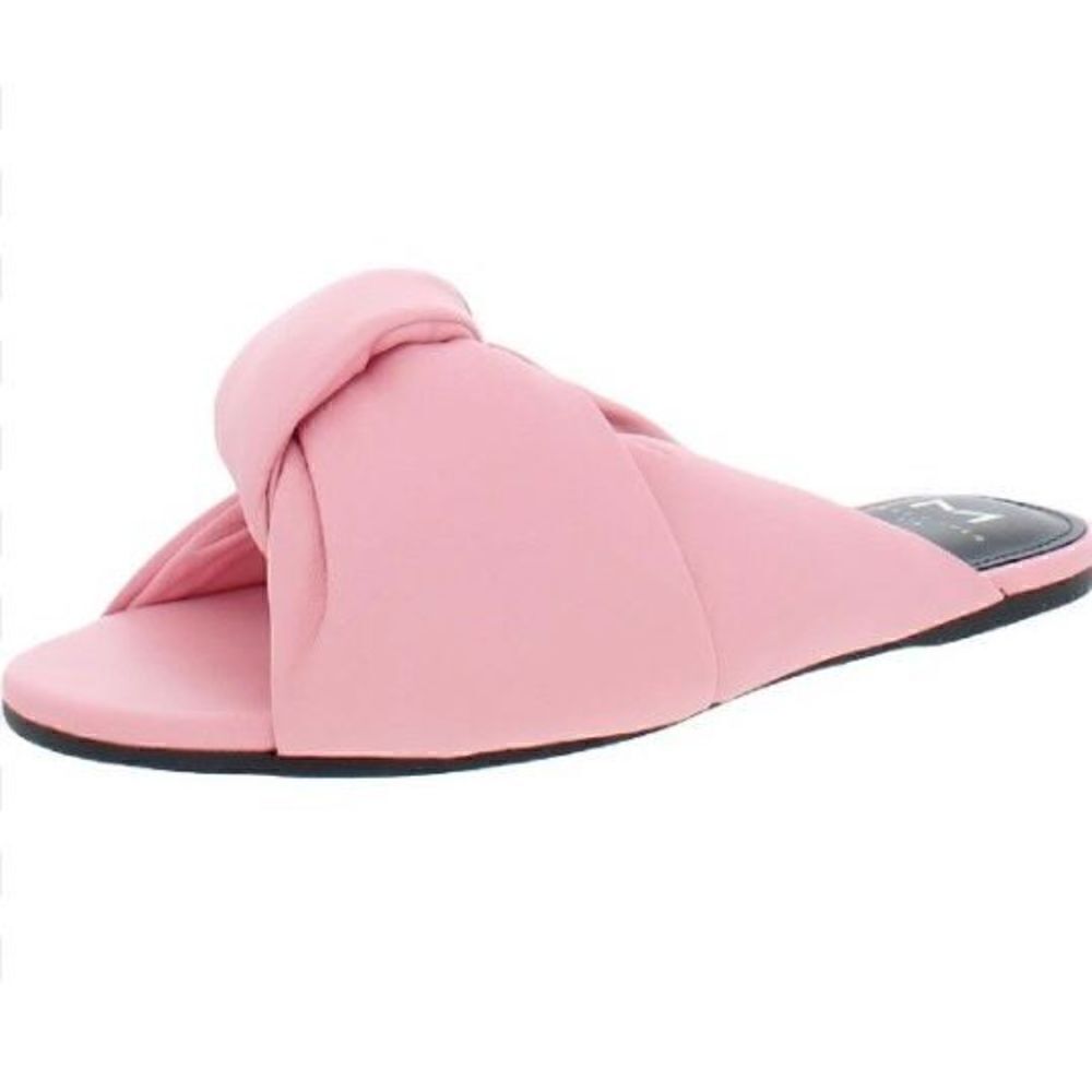 MARC FISHER - 🎉HP🎉 L Sz 5.5 “Ogalia” Pink Puffy Leather Slides. NEW IN BOX